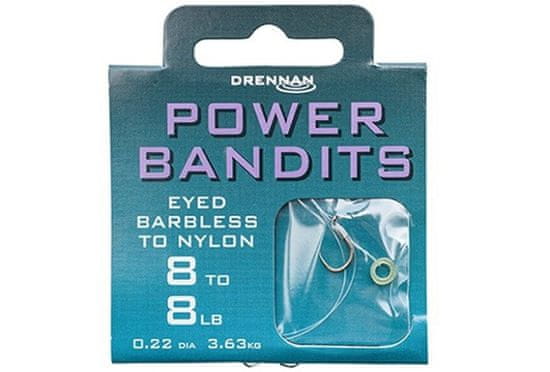 Drennan návazce Power Bandits Barbless vel. 10 / 8lb