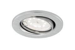 BRILONER BRILONER LED vestavné svítidlo, pr. 8,6 cm, 5 W, hliník BRI 8315-019