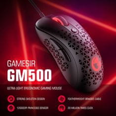 GameSir herní myš GM500 Ultra Light Gaming Mouse (HRG2600)