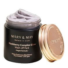 MÁRY & MAY Rozjasňující pleťová maska Blackberry Complex Glow (Wash Off Pack) 125 g