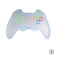 PAUL NEUHAUS LEUCHTEN DIREKT is JUST LIGHT LED nástěnné svítidlo vícebarevné motiv gamepad ovladače USB dekorace LD 85022-70