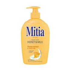 TOMIL Mitia tekuté mýdlo 500ml Honey&Milk s dávkovačem [2 ks]