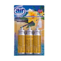 TOMIL Air Menline sprej osvěřovač refill 3x15ml Seychelles vanilla, náplň 3ks [2 ks]