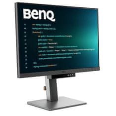 BenQ LCD LED RD240Q 24,1" IPS/2560x1600/5ms/DP/HDMI/2xUSB-C/3xUSB 3.0/Jack/VESA/repro/pivot/95% DCI-P3/Daisy Chain/černá