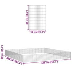 Vidaxl Ohrádka pro zvířata 48 panelů 54 x 80 cm pozinkované železo