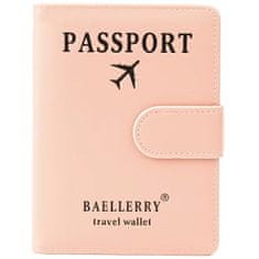 IZMAEL Travel WALLET Baellerry Easy-Růžová KP35604