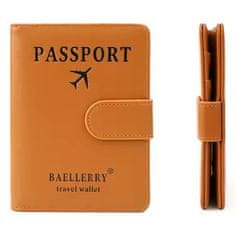 IZMAEL Travel WALLET Baellerry Easy-Růžová KP35604