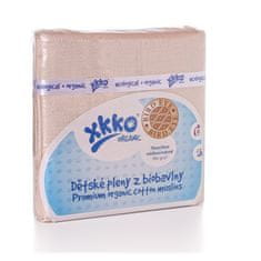 KIKKO Dětské pleny z biobavlny Organic 70x70 (5 ks) Bird Eye Natural