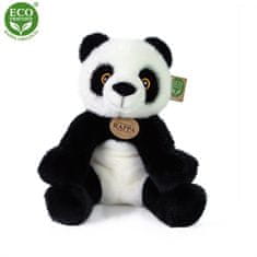 Rappa Plyšová panda sedící 27 cm ECO-FRIENDLY