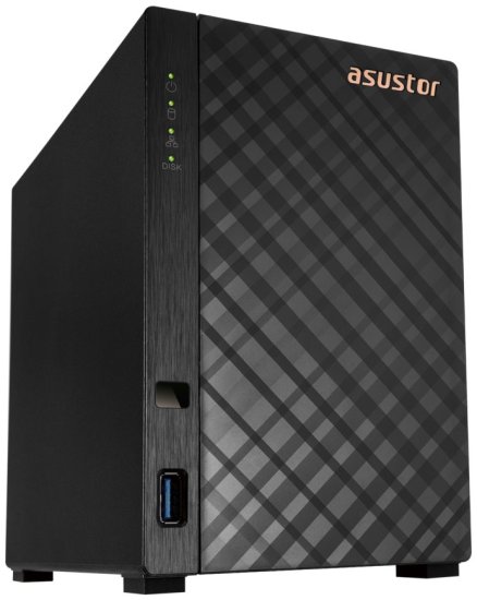 Asustor NAS AS1102TL 2x 3,5" SATA/ Realtek RTD1619B, Quad Core 1.7 GHz, 1GB, 1GbE x1, USB 2.0 x1, USB 3.2 Gen1 x1