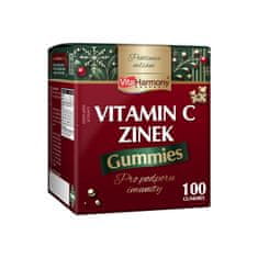 VitaHarmony XXL Vitamin C & Zinek Gummies, 100 gummies