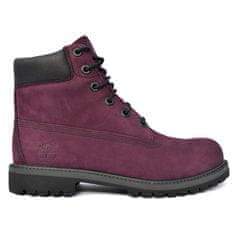 Timberland Boty vínově červené 37 EU 6 IN Premium WP Boot