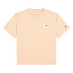 Champion Tričko na trenínk růžové M Wmns C Logo Cropped