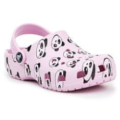 Crocs Dřeváky růžové 23 EU Classic Panda Print Clog JR