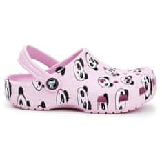 Crocs Dřeváky růžové 23 EU Classic Panda Print Clog JR