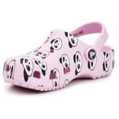 Crocs Dřeváky růžové 23 EU Classic Panda Print Clog JR