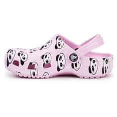 Crocs Dřeváky růžové 23 EU Classic Panda Print Clog JR