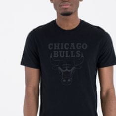 New Era Tričko černé M Chicago Bulls Team