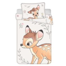 Jerry Fabrics  Povlečení do postýlky Bambi Beige baby 100x135, 40x60 cm