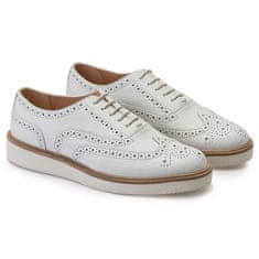 Clarks Boty bílé 36 EU Baille Brogue