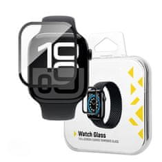 MG Watch Full Glue 2x ochranné sklo na Apple Watch 10 42mm, černé