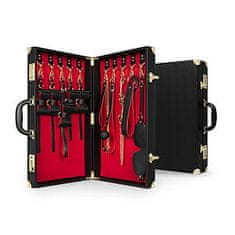 Easytoys Bedroom Fantasies Bondage Suitcase PU Leather (11 kusů), pokročilá bdsm sada