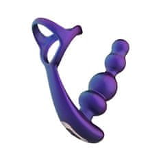 Hueman Hueman Stellar Force (Purple), vibrační anální kolík s uzdou na penis