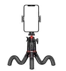 Techsuit Bluetooth tripod selfie tyč C03 černá 133514