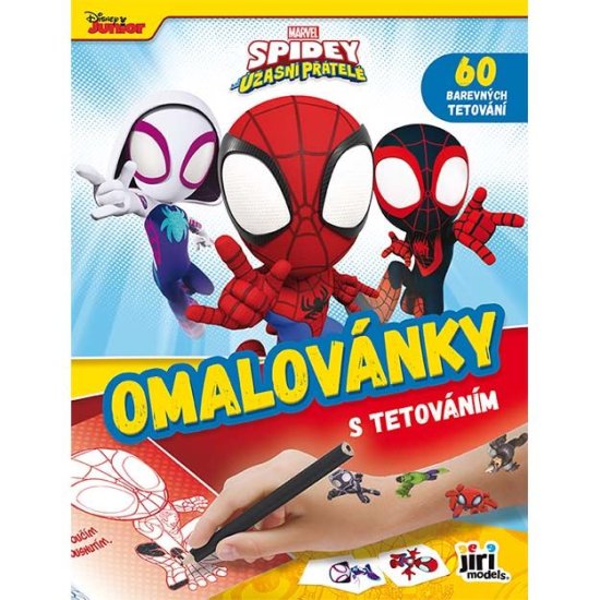 HADEX Omalovánky s tetováním Spidey