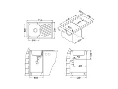 Alveus ELEGANT 30, 810x510 1x Q + sif UNIV. DEKOR F