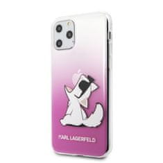 Karl Lagerfeld Kryt Karl Lagerfeld KLHCN58CFNRCPI iPhone 11 Pro hardcase pink Choupette Fun