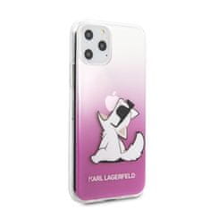 Karl Lagerfeld Kryt Karl Lagerfeld KLHCN58CFNRCPI iPhone 11 Pro hardcase pink Choupette Fun