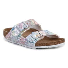 Birkenstock Arizona Kids Flashy Hologram Silver Žabky velikost 29