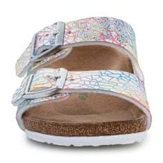 Birkenstock Arizona Kids Flashy Hologram Silver Žabky velikost 29