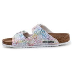 Birkenstock Arizona Kids Flashy Hologram Silver Žabky velikost 29