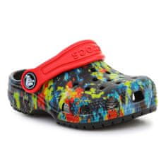 Crocs Dětský dřevák Classic Tie Dye Graphic velikost 22