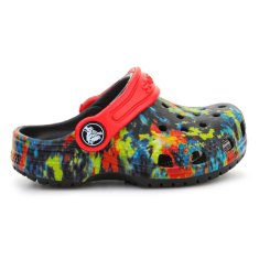 Crocs Dětský dřevák Classic Tie Dye Graphic velikost 22