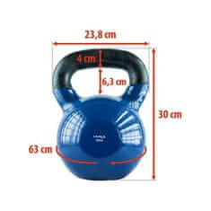 HMS kettlebell pokrytý vinylem KN 32 kg