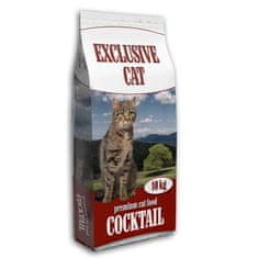 DELIKAN EXCLUSIVE CAT Cocktail 10kg Krmivo pre venkovním a vnitřním kočkám z drůbežího masa a ryb