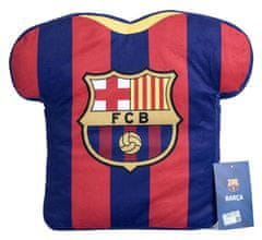 CurePink 3D Polštář FC Barcelona: Dres číslo 10 (34 x 38 x 5 cm)