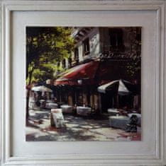 shumee Obraz ze série Streets of Paris s efektem stáří, 44x44 cm