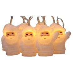 shumee Vánoční osvětlení stromečku 10 LED Santa Clauses na laně