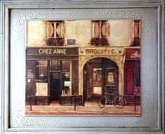 shumee Obraz Vintage Paris Shop 46x56 cm - součást série dvou obrazů