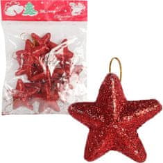 shumee SADA 12 PŘÍVĚSEK GLITTER STARS 4,5 CM