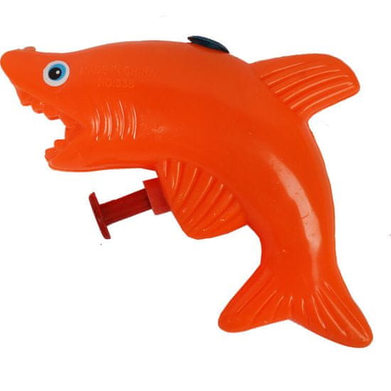 shumee VODNÍ PISTOLE 10cm SHARK ORANGE