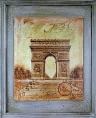 shumee Starožitný obraz - Arc de Triomphe, 46 x 56 cm - Limitovaná edice