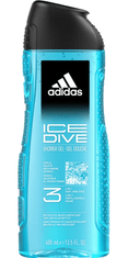 COTY ADIDAS 3in1 ICE DIVE sprchový gel pro muže 400 ml