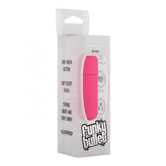 Toyjoy Minivibrátorek Funky Bullet - Svítivá růžová