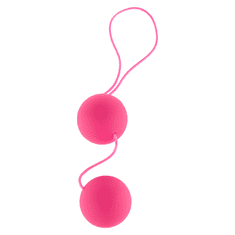 Toyjoy Venušiny kuličky Funky Love Balls Pink - Svítivá růžová