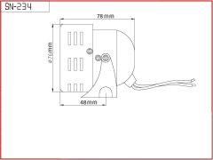 Stualarm Vzduchová siréna 12V (sn-234/12V)